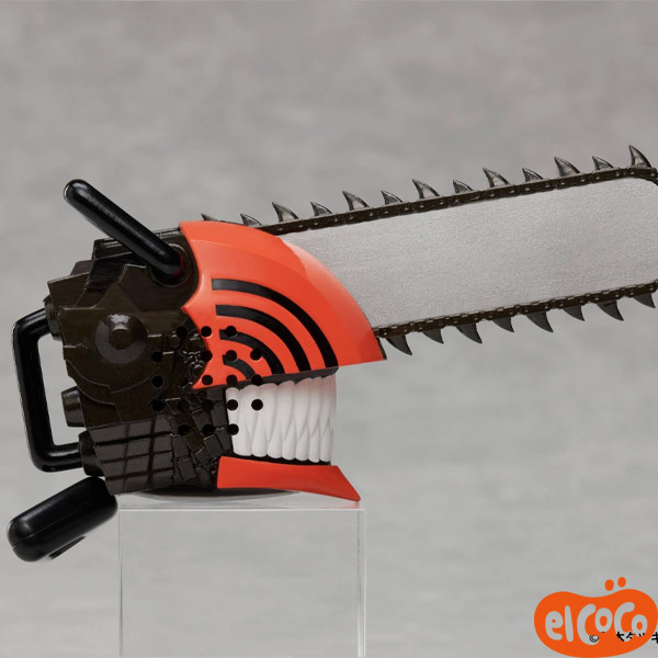elCOCO Chainsaw Man Head Sound Gimmick Figure